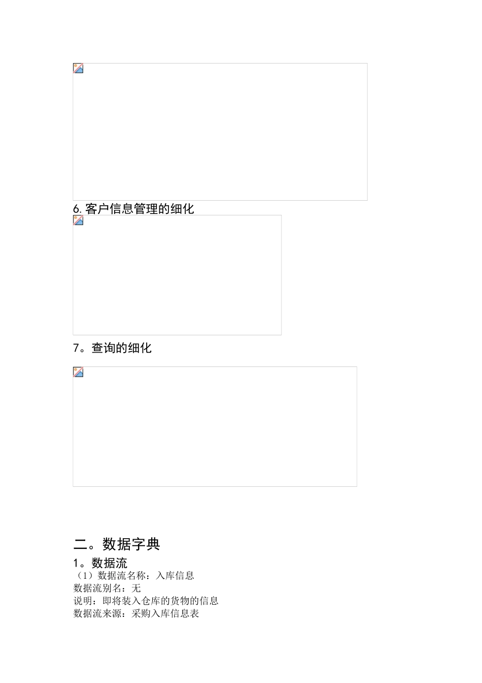 仓库管理系统-数据流图-数据字典_第3页