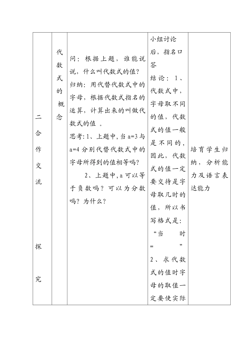 代数式的值教案_第3页