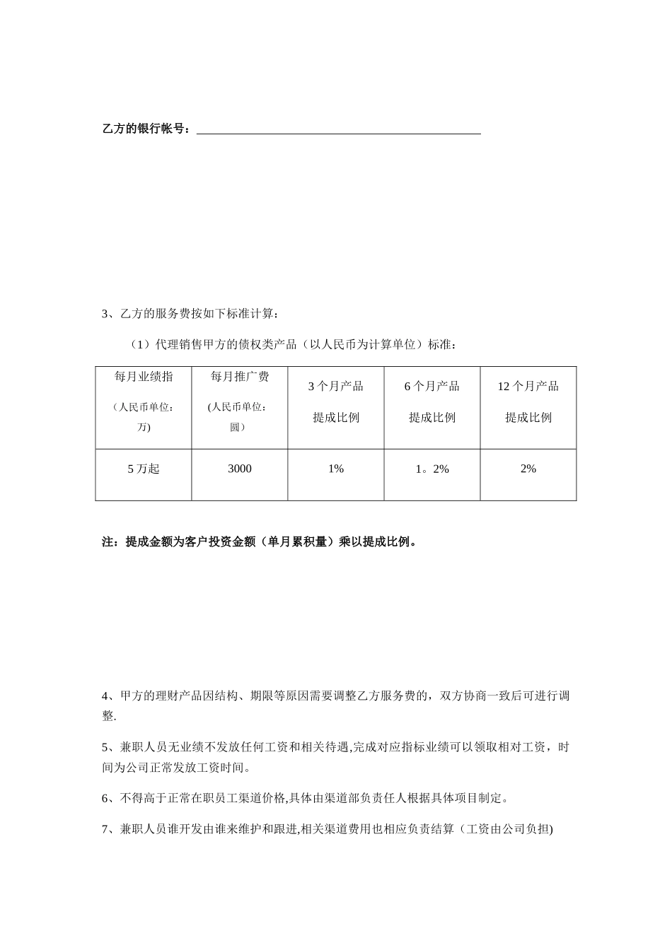 代理销售协议书_第3页