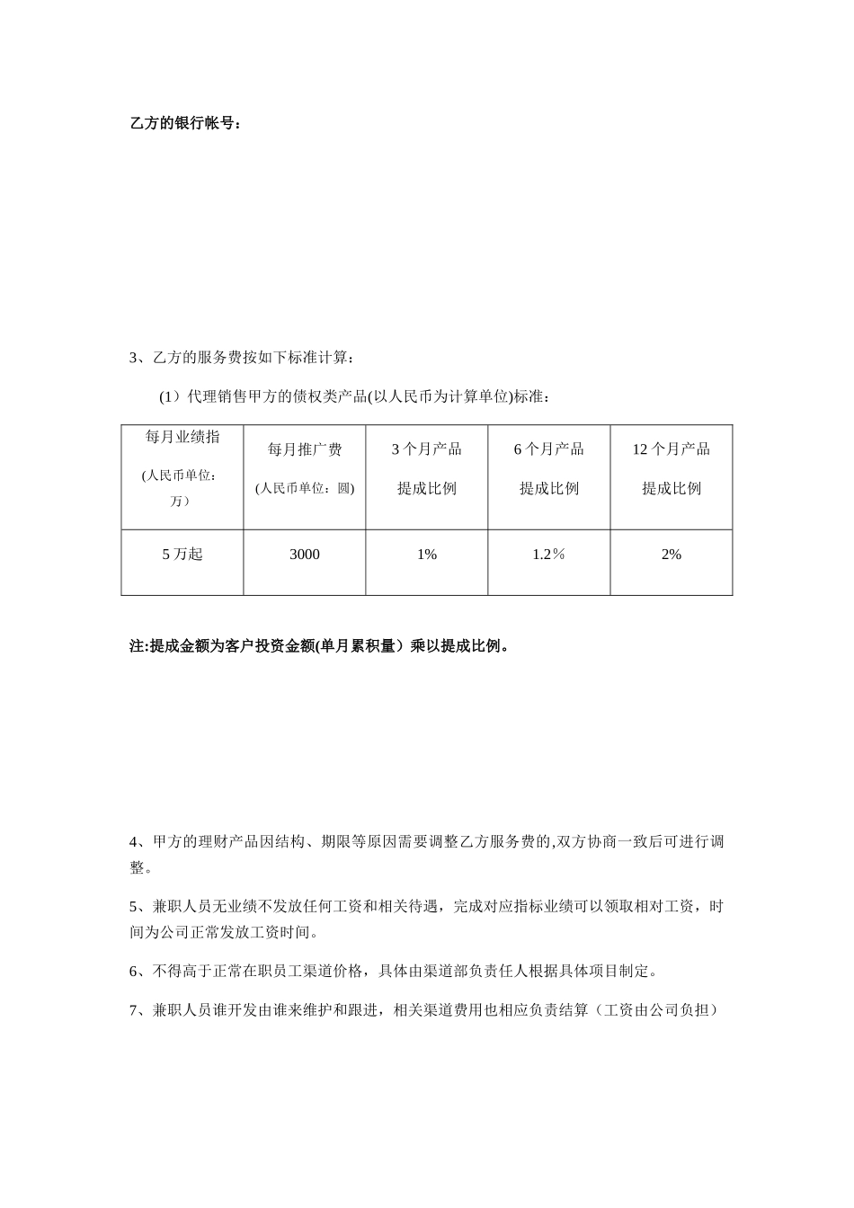 代理销售协议书_第3页