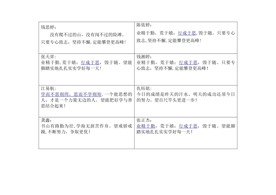 任课教师的评语表格_第3页