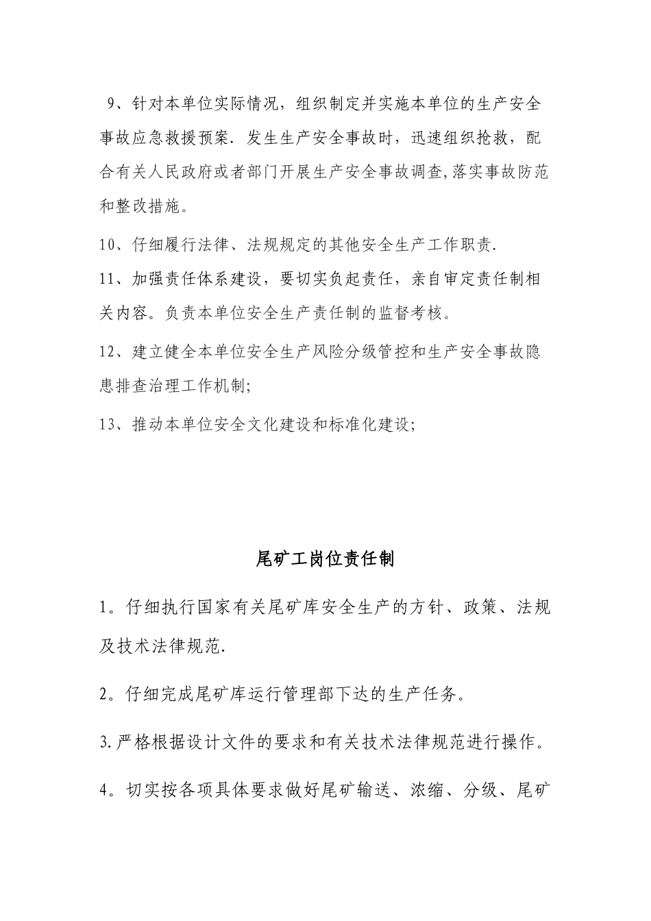 企业主要负责人安全生产职责_第2页