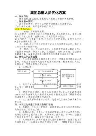 企业人员优化方案