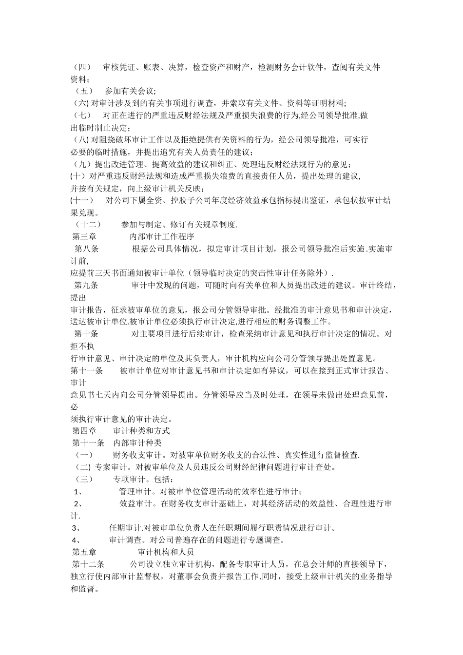 企业内部审计制度_第2页