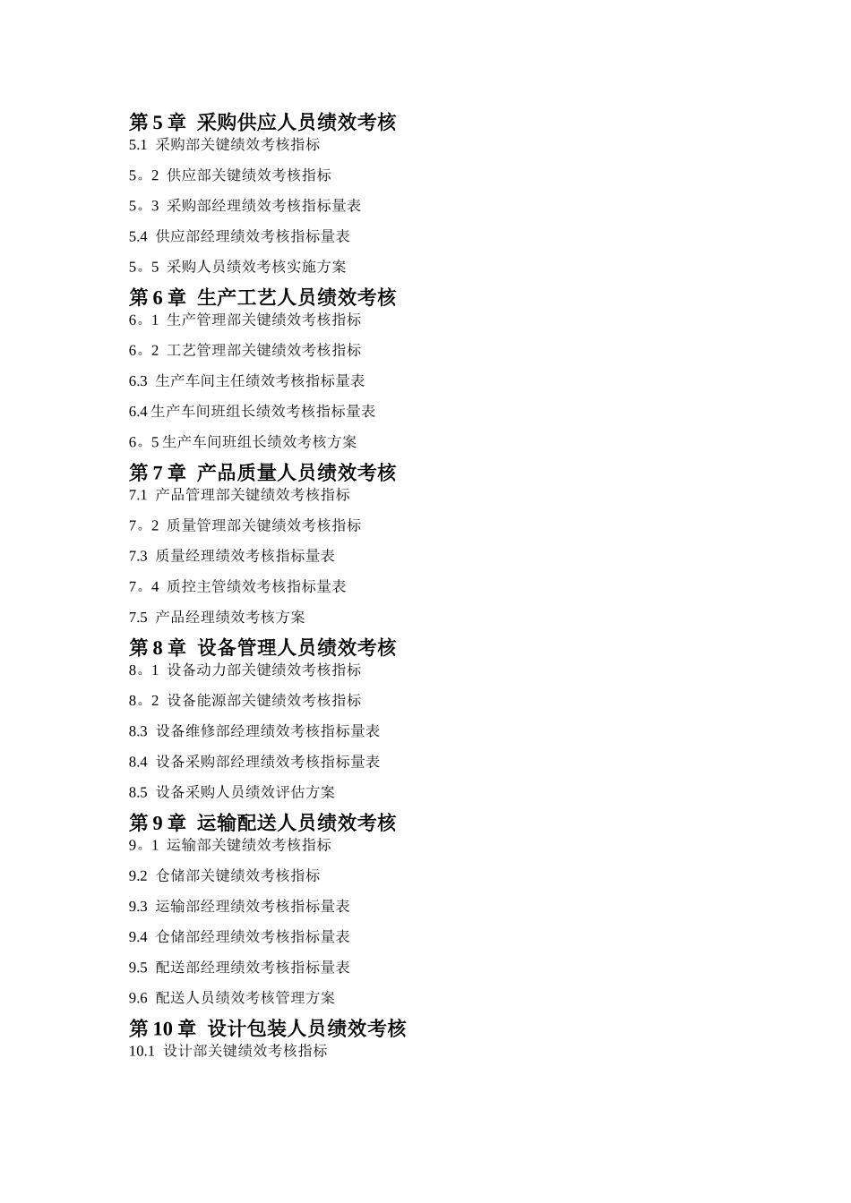 企业各岗位绩效考核指标及岗位说明书范本_第2页