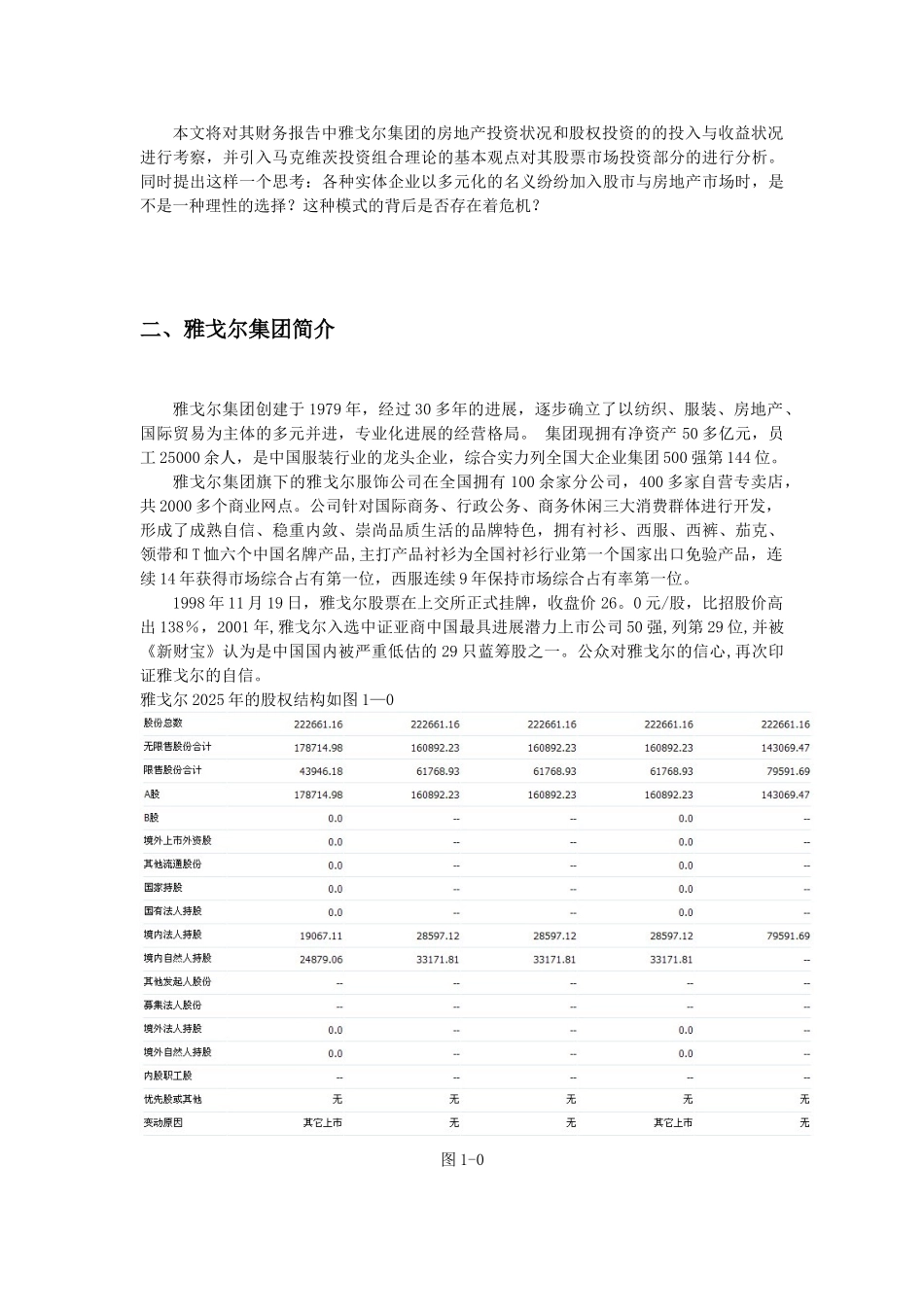 企业多元化战略——基于雅戈尔的案例分析_第3页