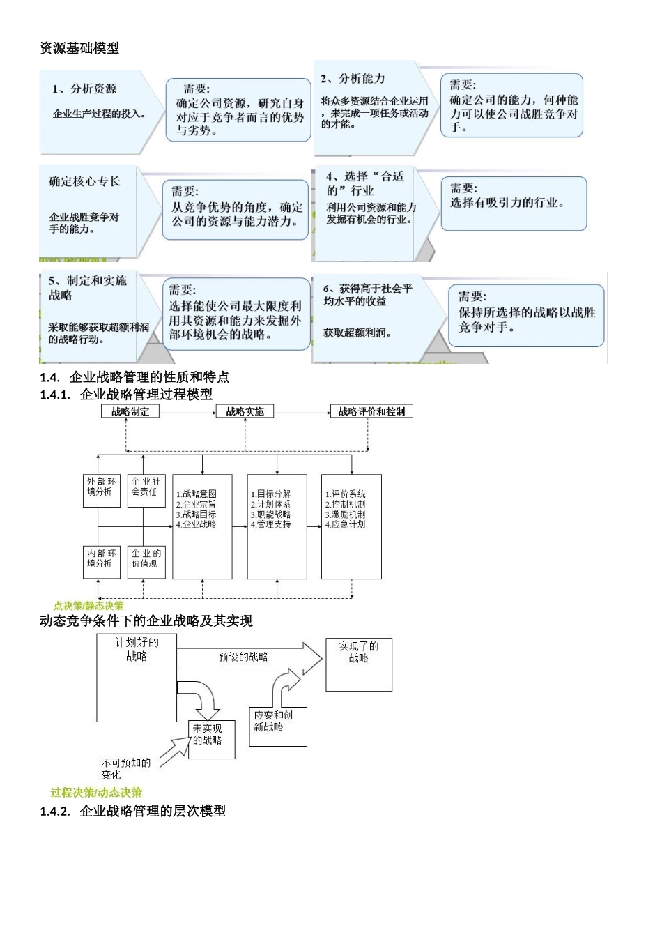 企业战略管理复习_第3页