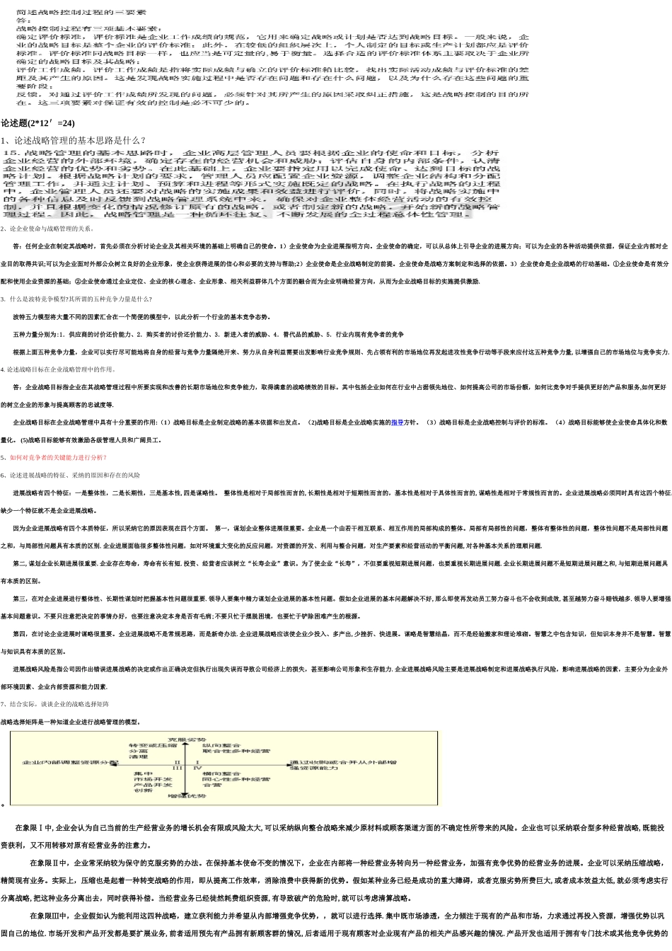 企业战略管理重点内容复习3_第2页