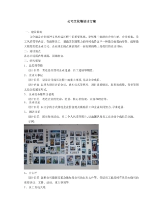 企业文化墙设计方案34982