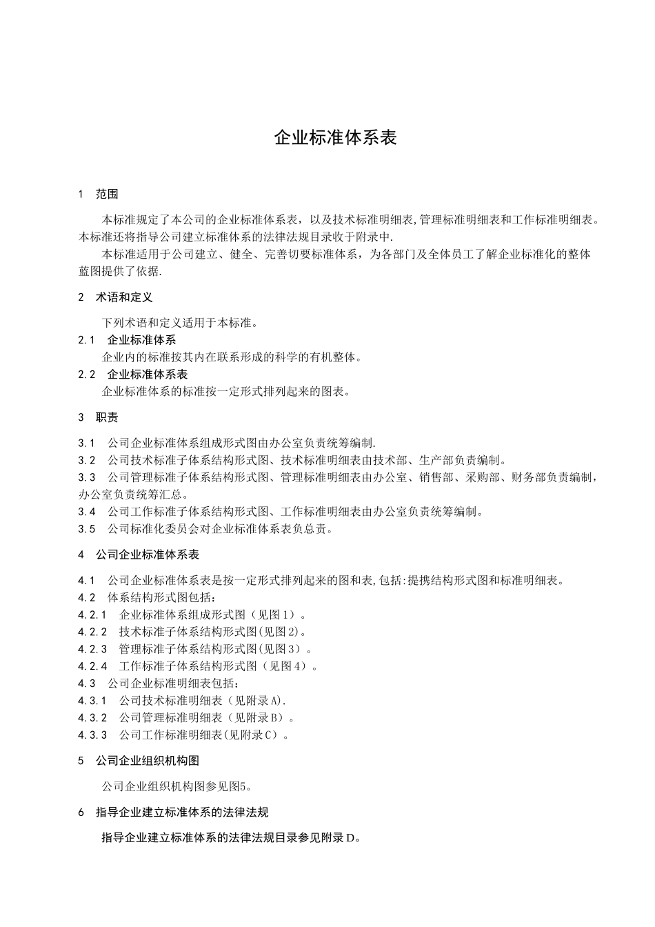 企业标准体系表_第2页