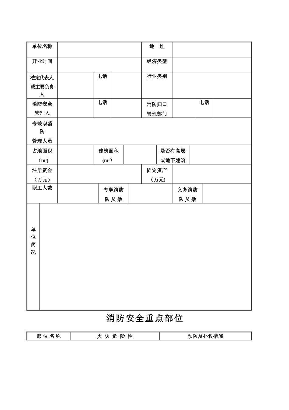 企业消防安全台帐_第3页