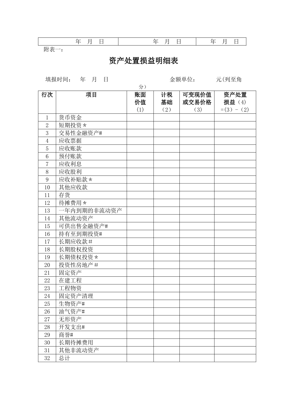 企业清算所得税申报表_第2页