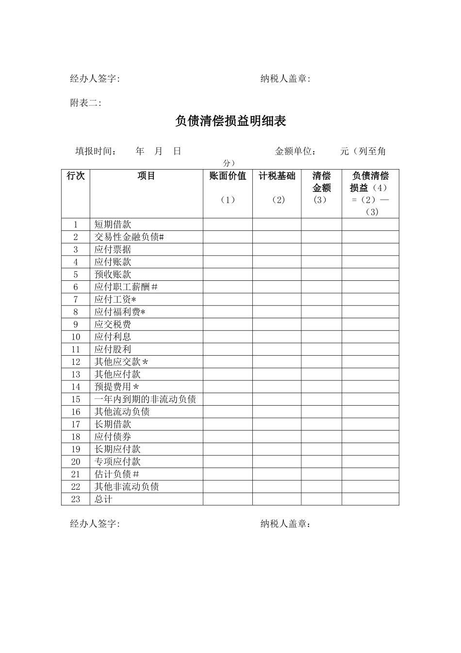 企业清算所得税申报表_第3页