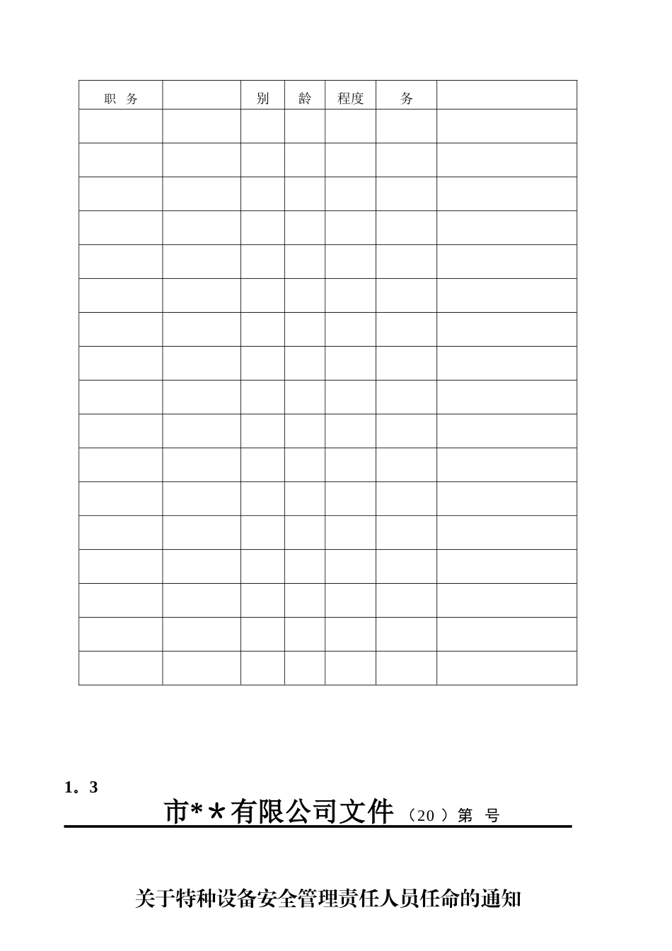 企业特种设备管理台帐及制度参考_第3页