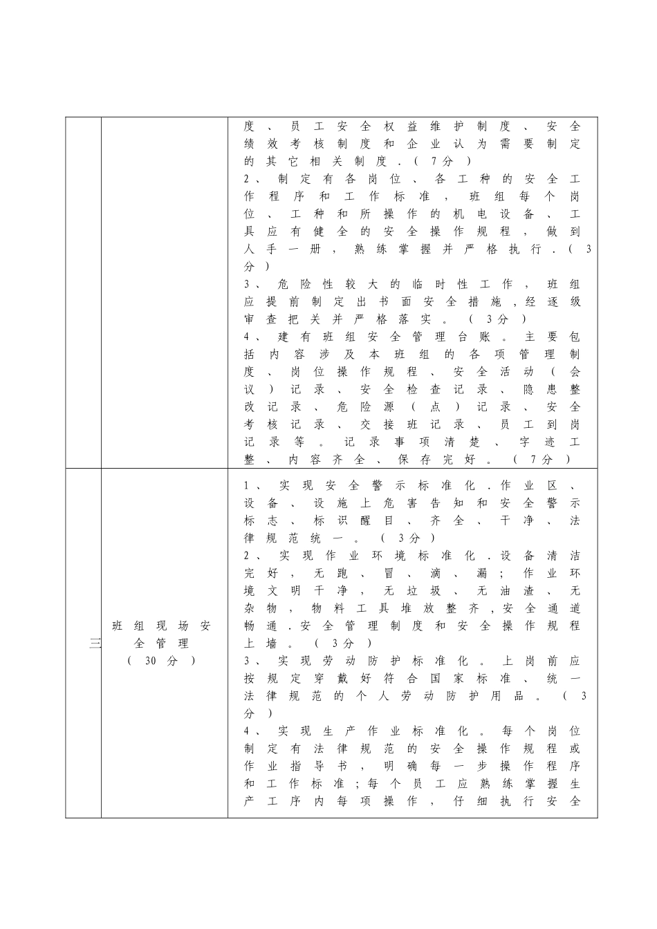 企业班组安全建设基本标准_第2页