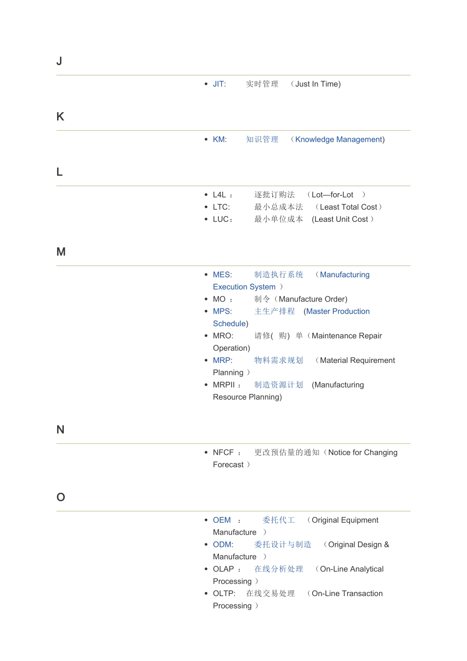 企业管理常用缩写术语中英文对照_第3页