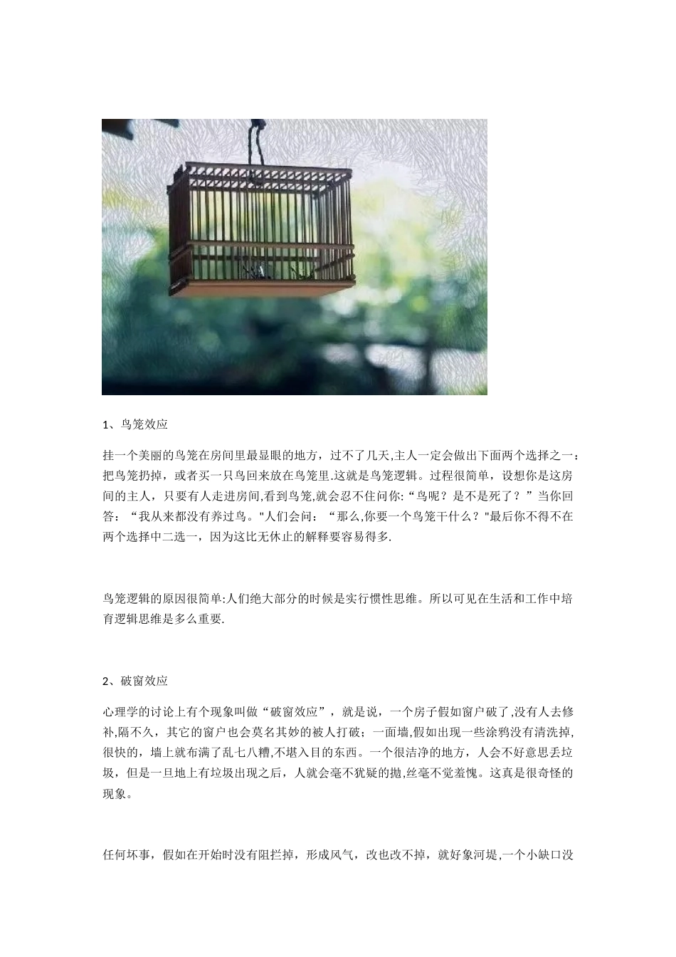 企业管理的十大效应_第1页