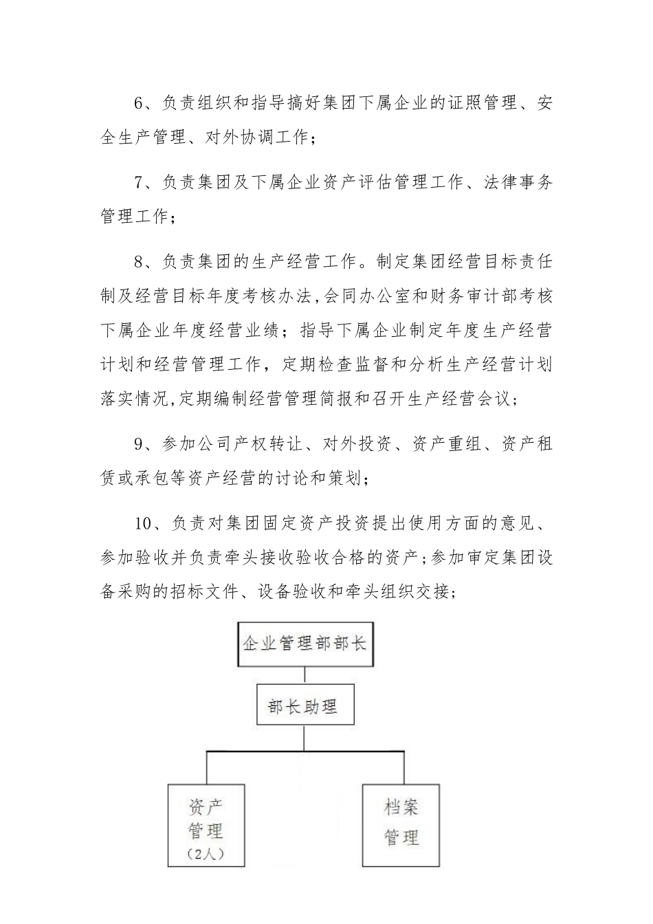 企业管理部职责及员工岗位职责_第2页