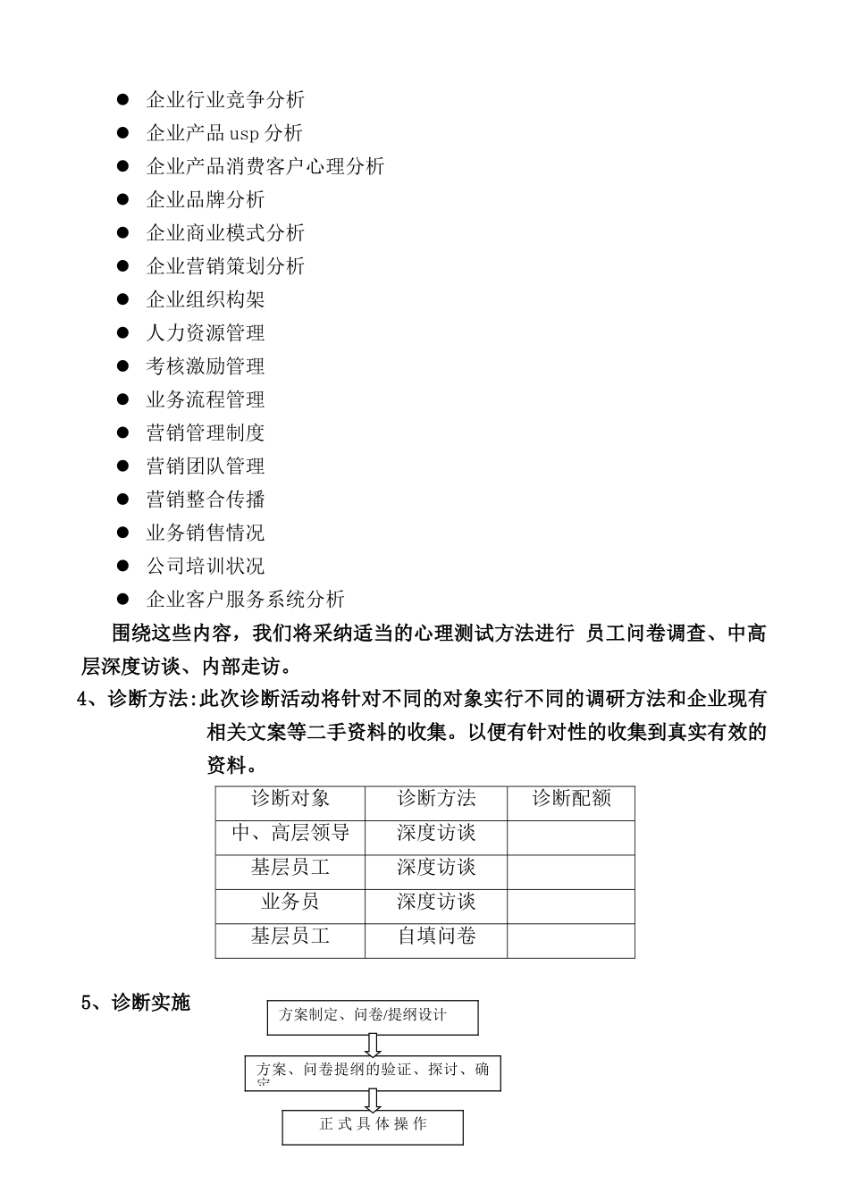 企业营销诊断方案书_第3页