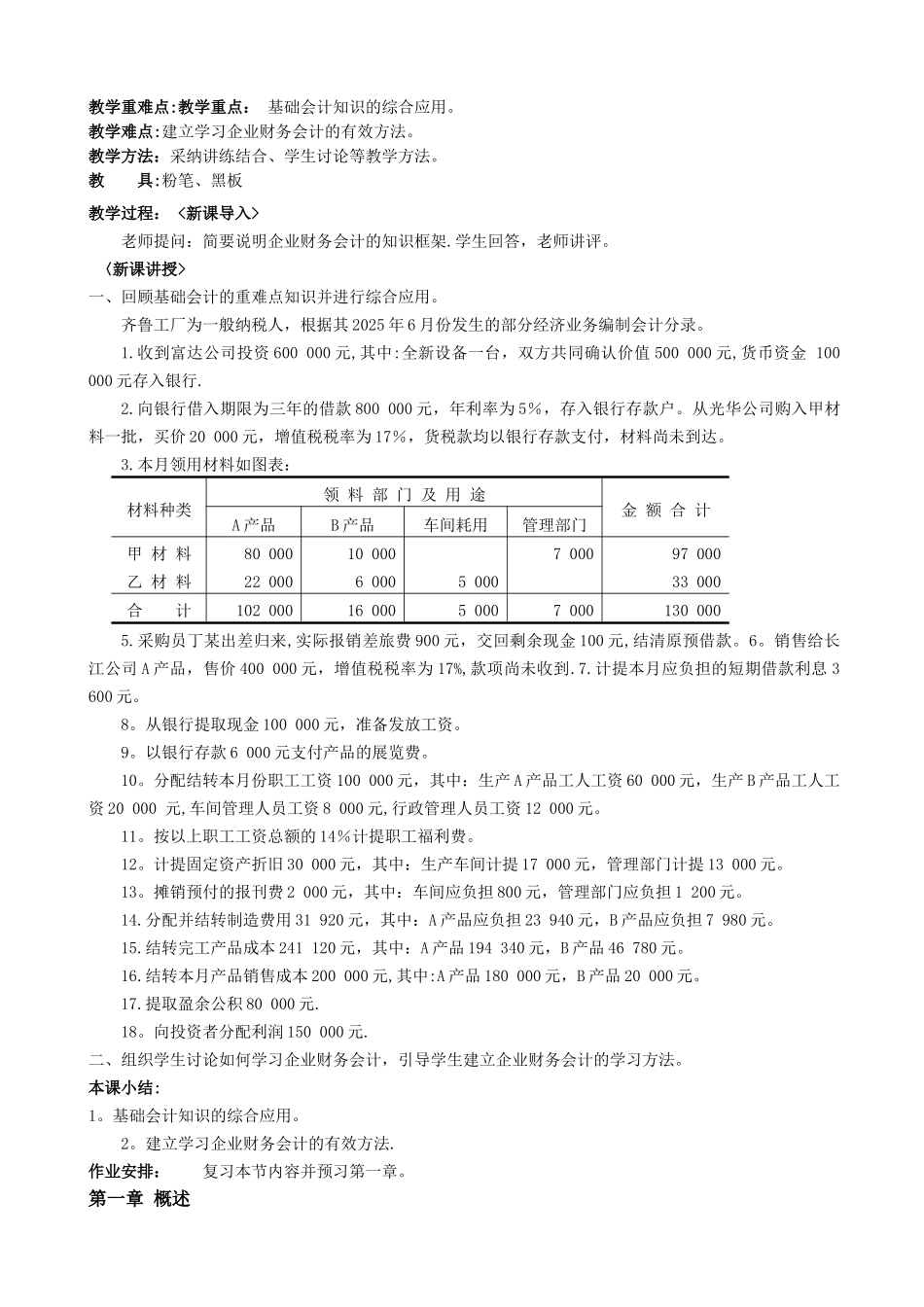 企业财务会计教案电子版_第2页