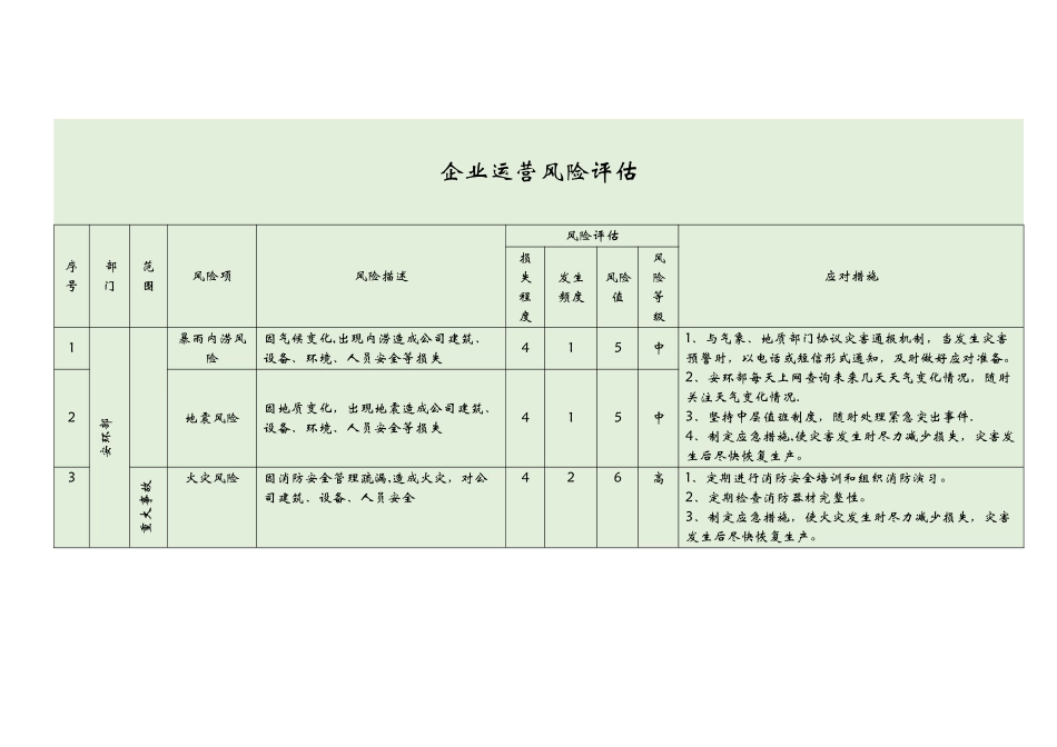 企业运营风险评估_第1页