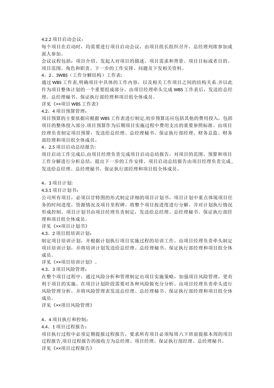 企业项目管理制度规范_第2页