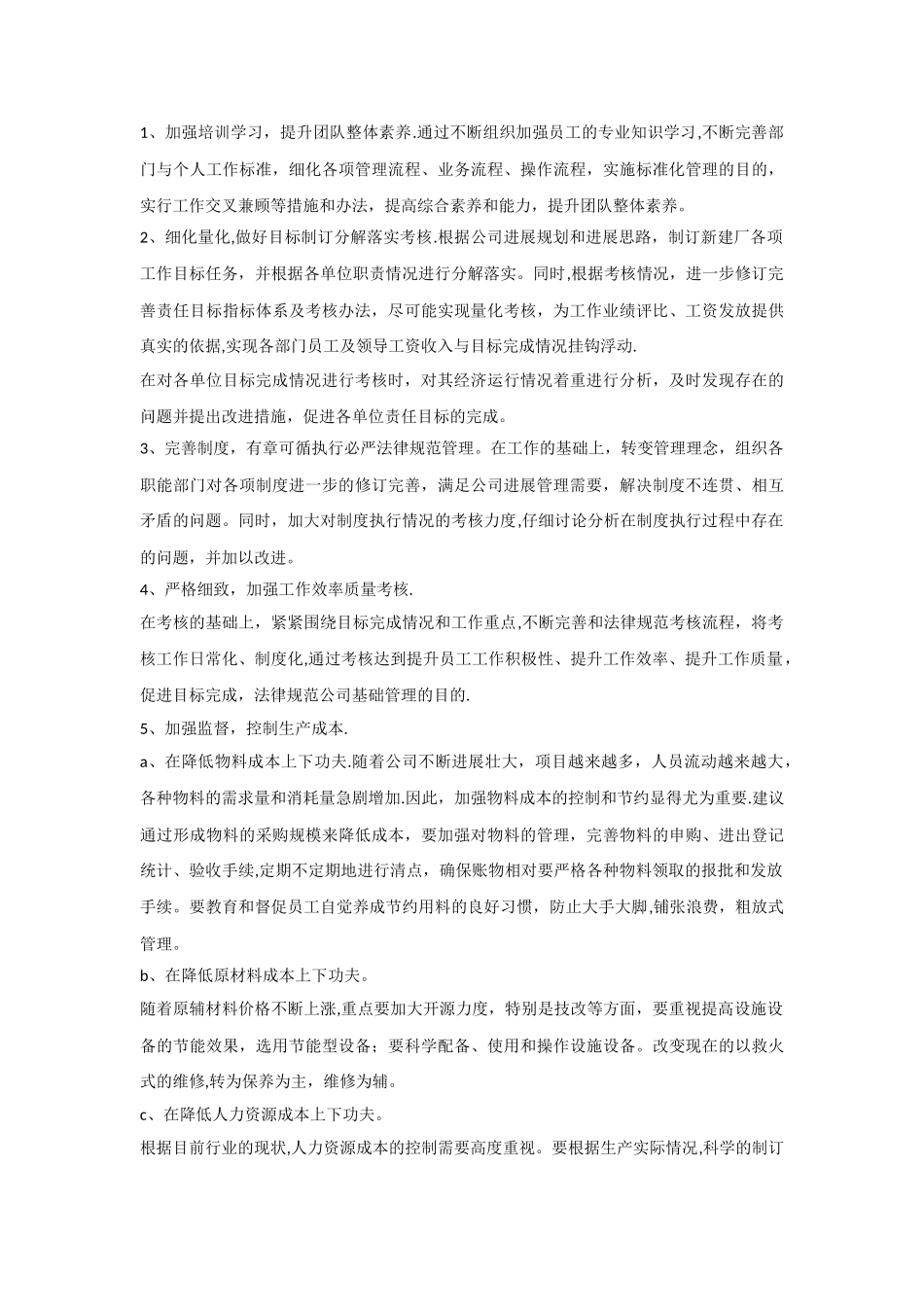 企管部2025的工作总结及对2025年的工作展望_第2页