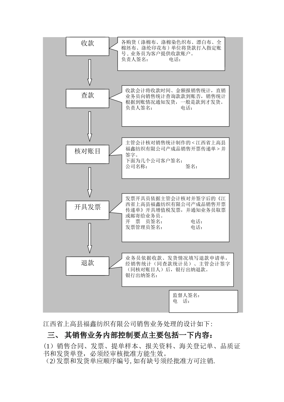 会计制度设计报告-—销售业务内部控制制度设计_第3页