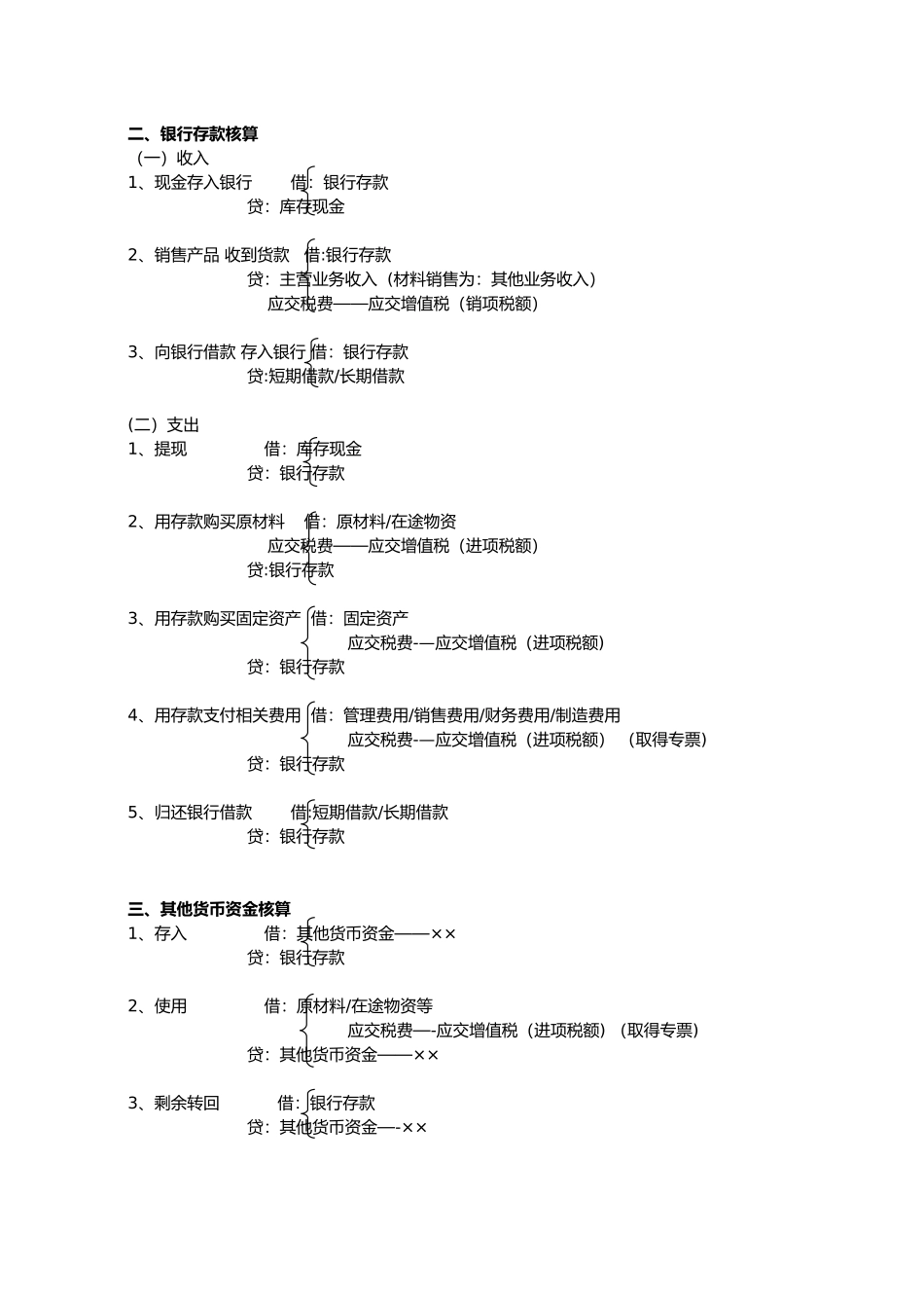 会计基础会计分录汇总大全_第2页
