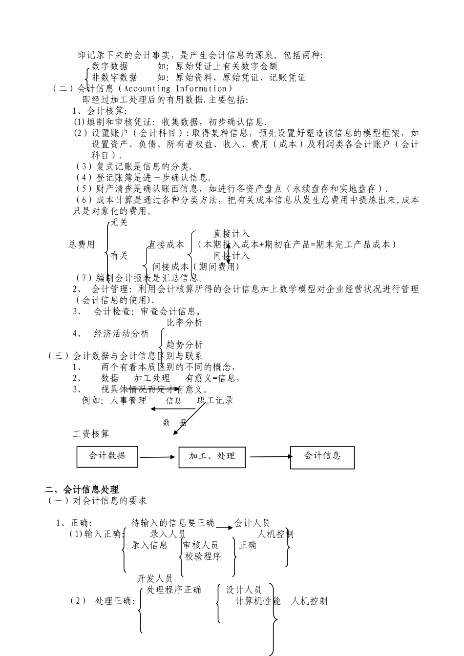 会计电算化课程教学教案_第3页