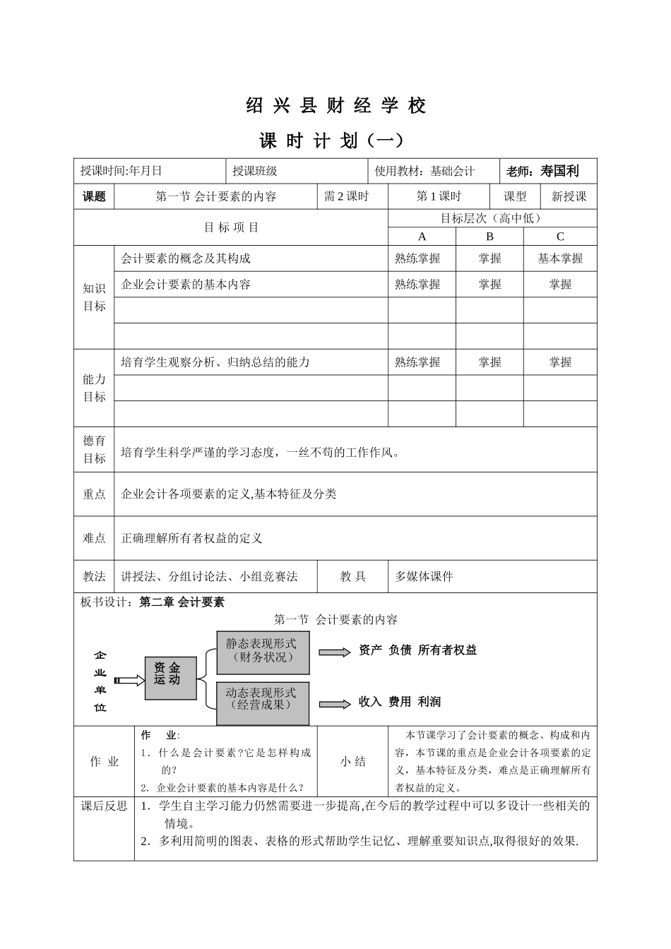 会计要素的内容_第1页