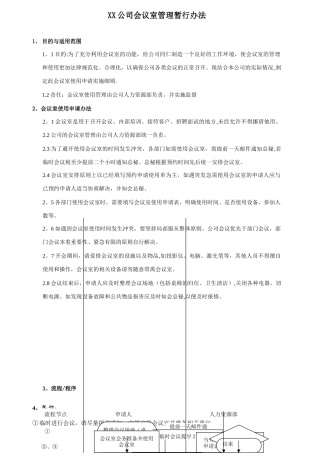 会议室预约流程