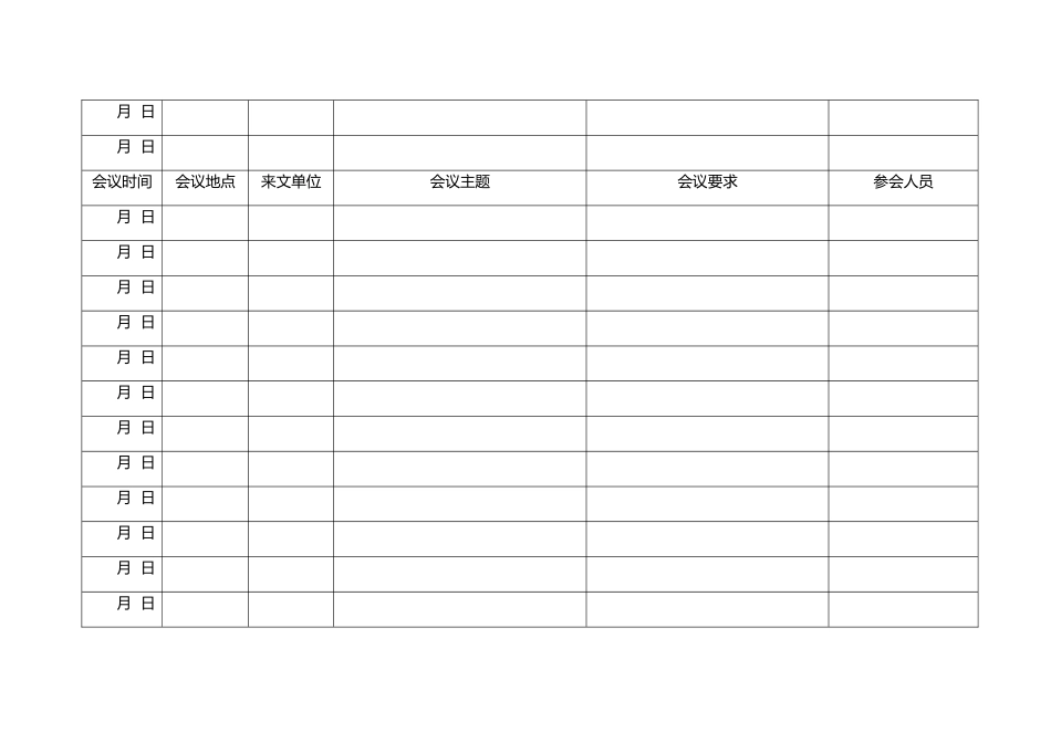 会议汇总登记表_第3页