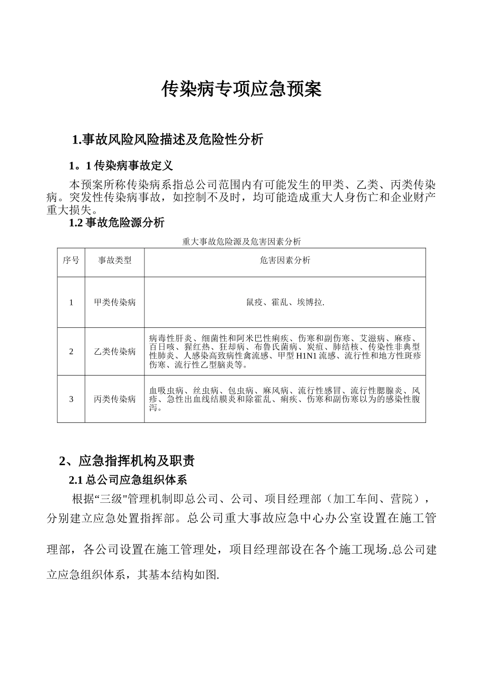 传染病专项应急预案_第2页