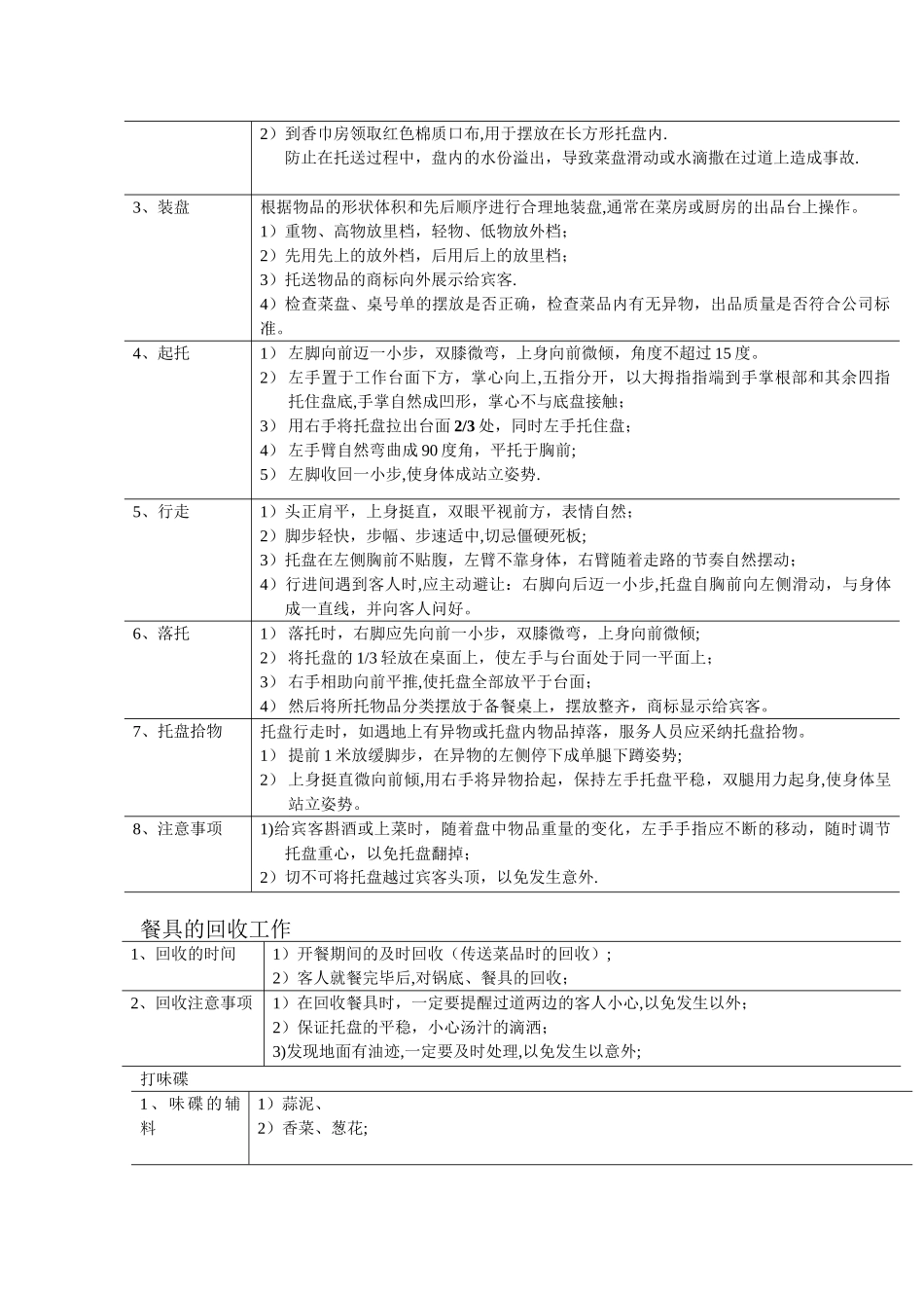 传菜员工作流程_第3页