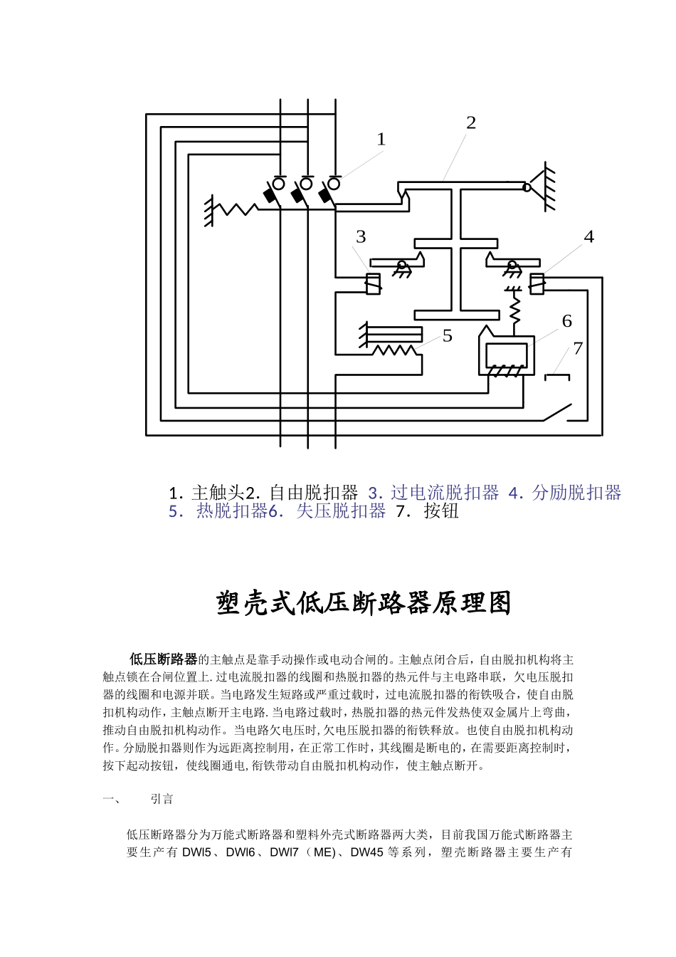 低压断路器工作原理_第1页