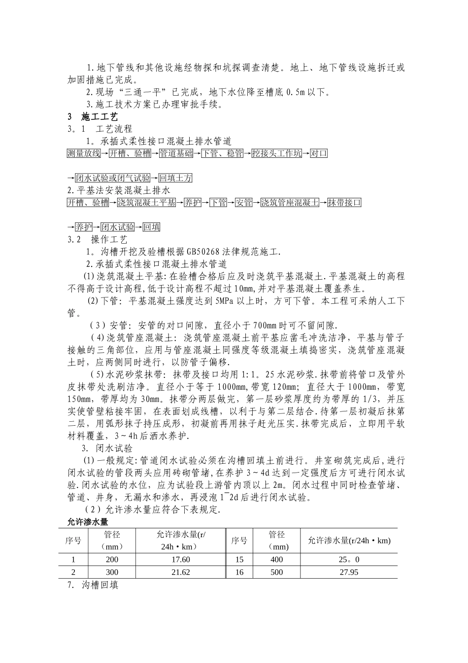 住宅小区室外排水管道施工技术交底_第2页