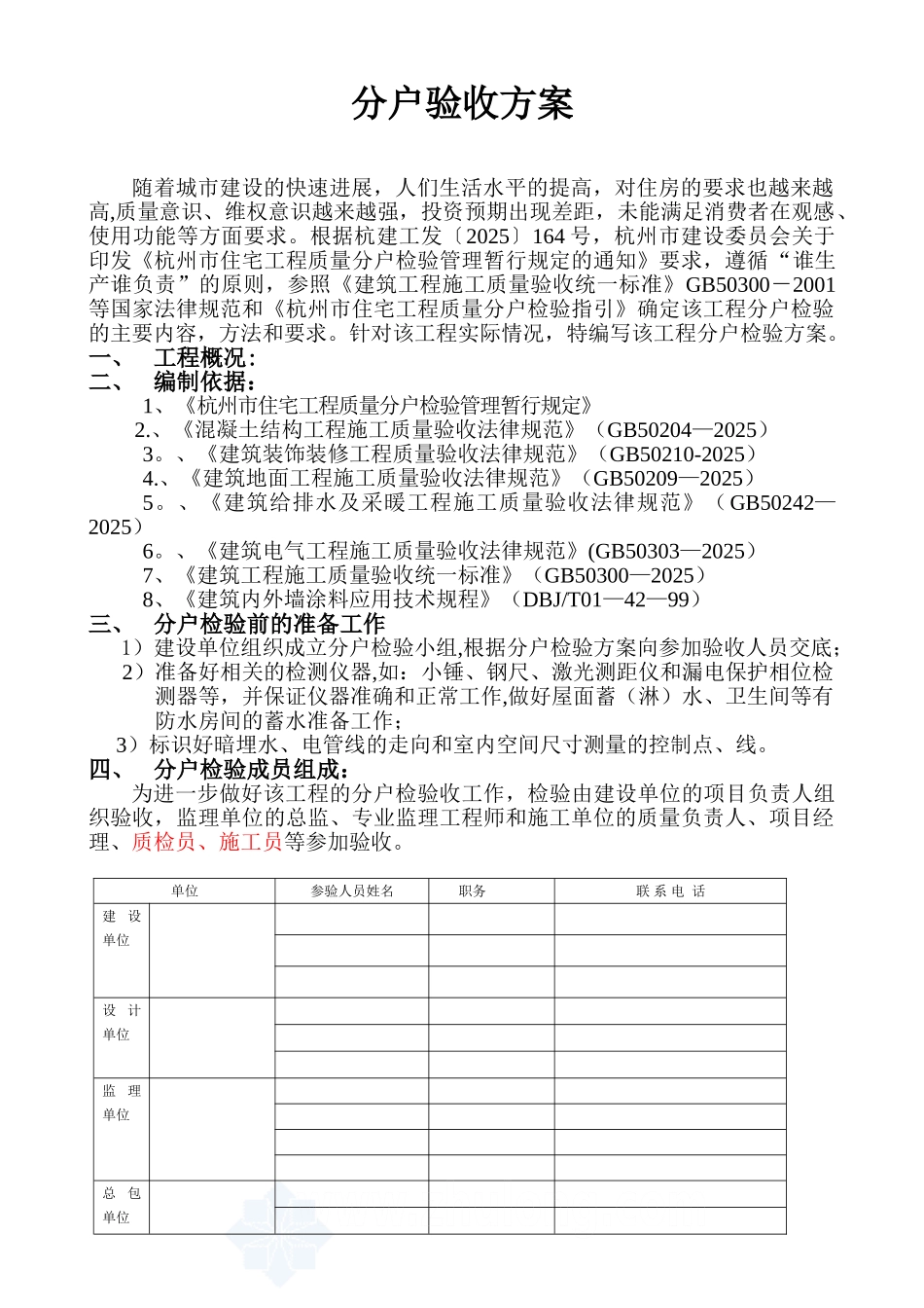 住宅工程分户验收方案_第1页