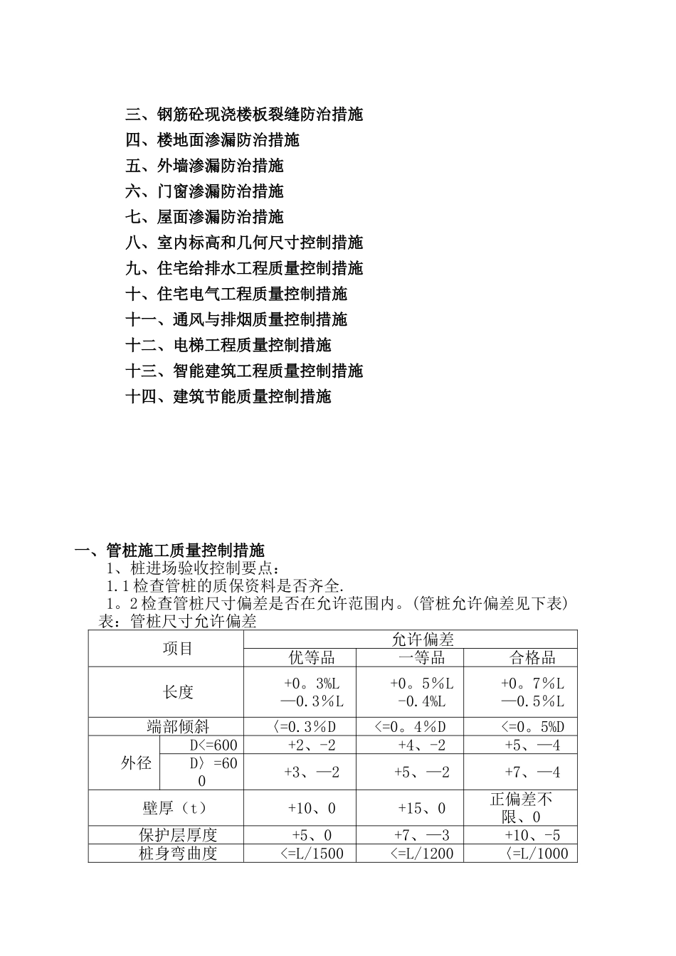 住宅工程质量通病防治方案和施工措施84578_第2页
