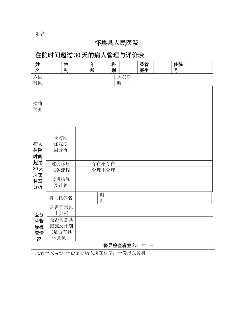 住院时间超过30天的病人管理与评价制度_第3页