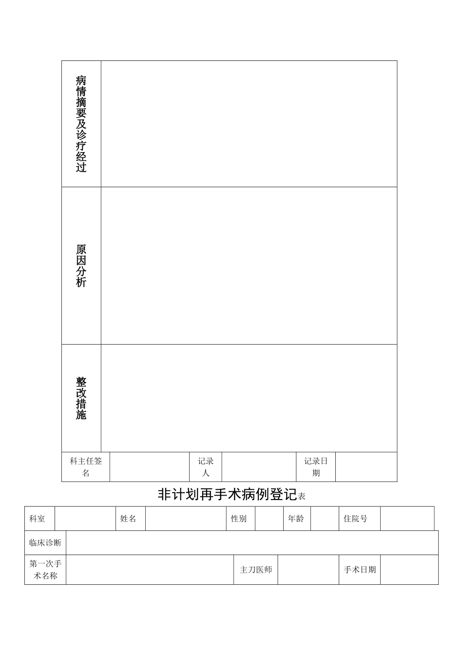 住院超过30天登记表_第2页