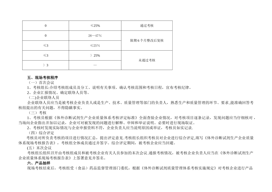 体外诊断试剂生产企业质量管理体系考核评定标准_第3页