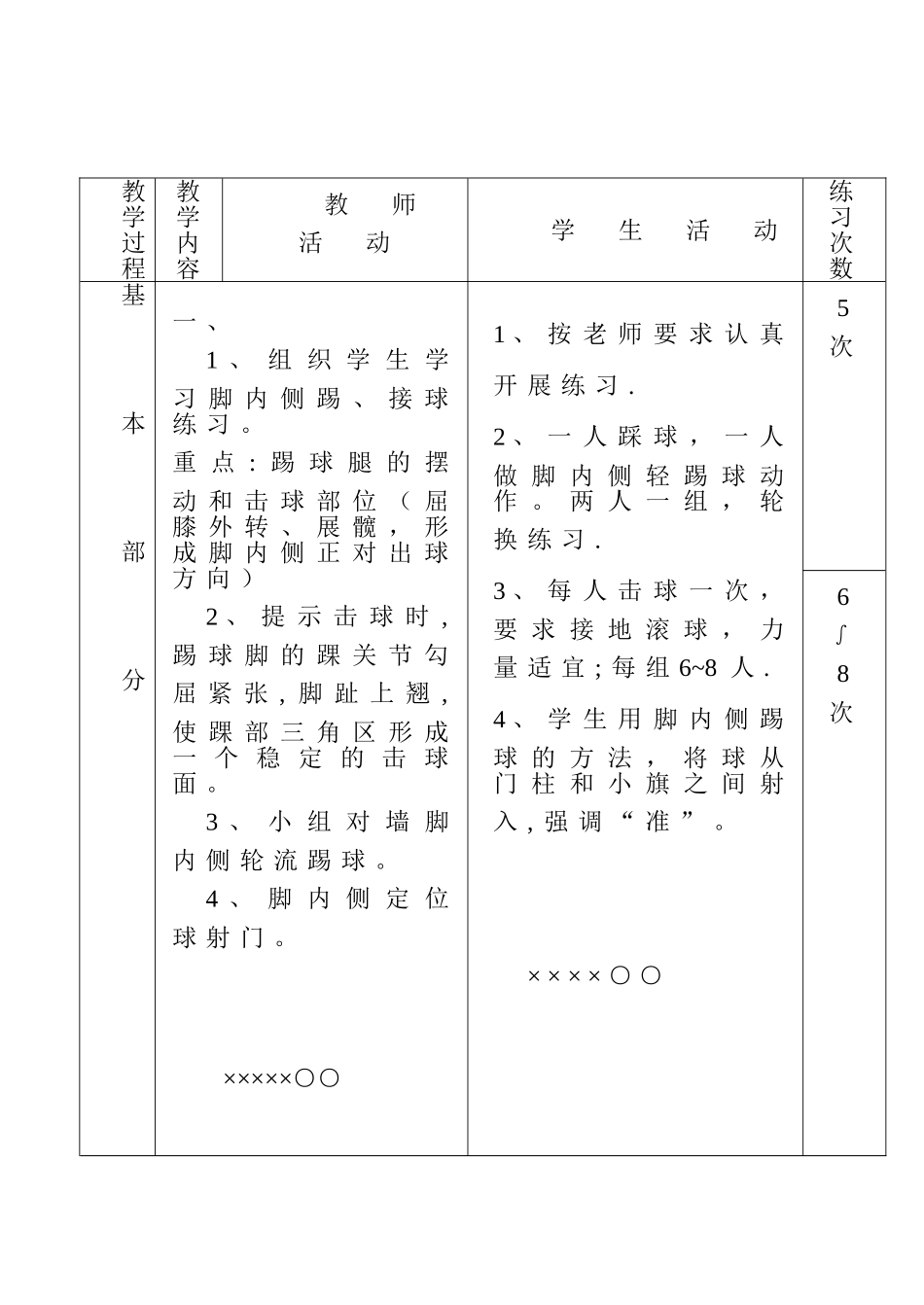 体育优质课全套教案_第3页