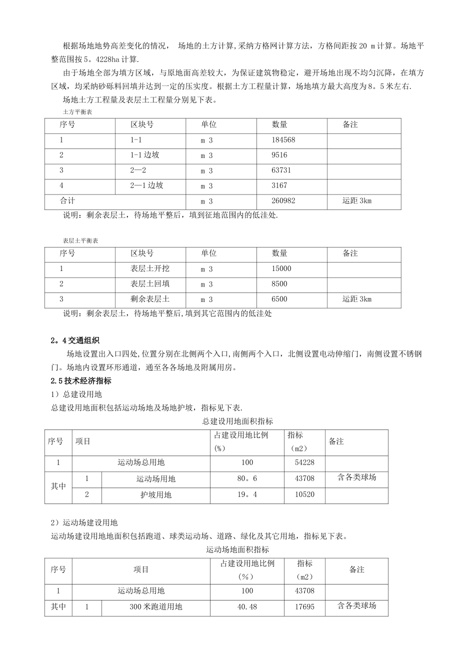 体育场工程建设项目初步设计_第3页
