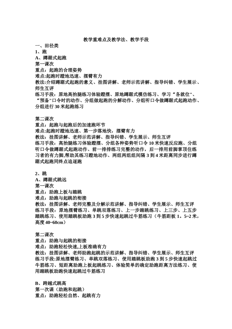 体育教学教学目标_第2页