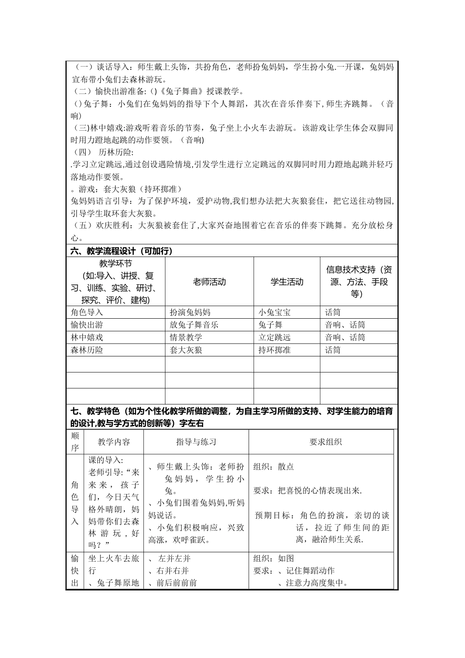 体育课教学设计方案_第2页