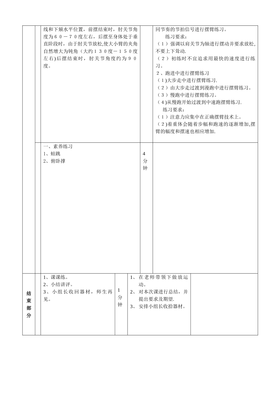 体育课教案模板71598_第3页