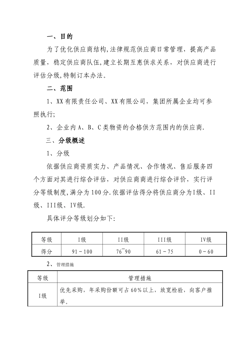 供应商分级管理制度68385_第2页