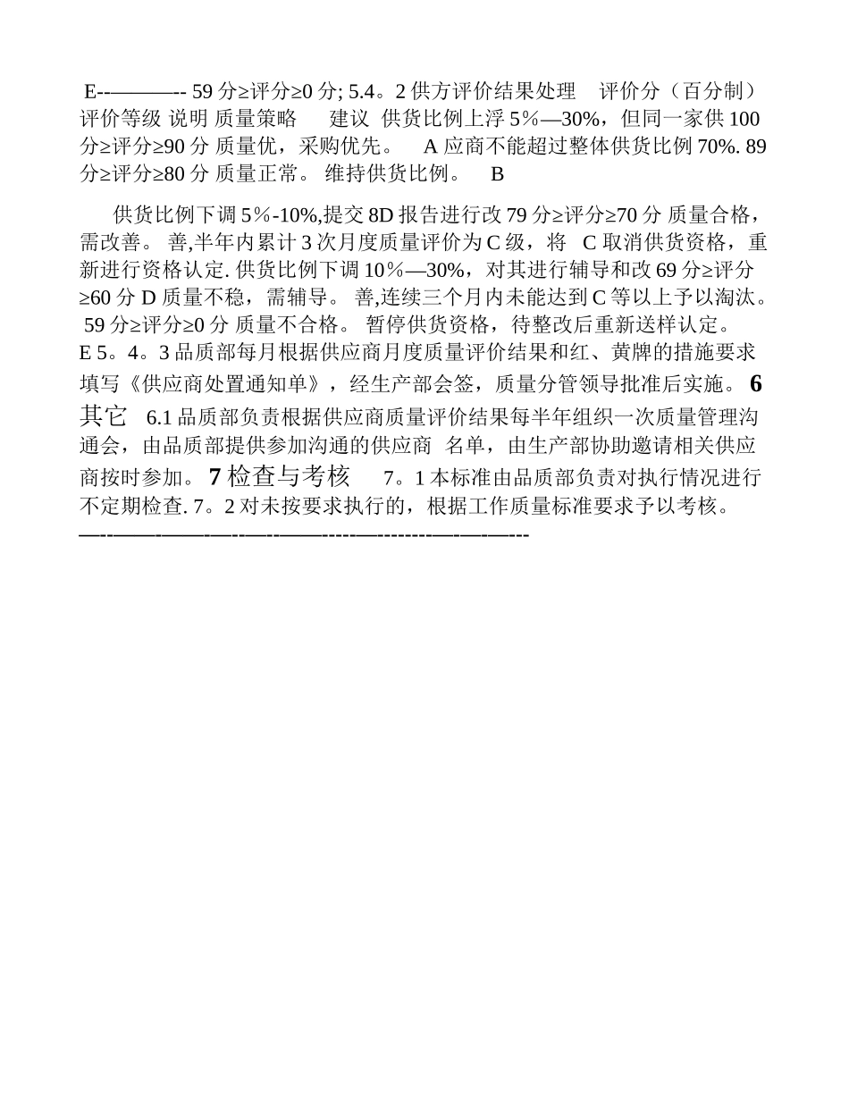 供应商质量评价管理规定_第3页