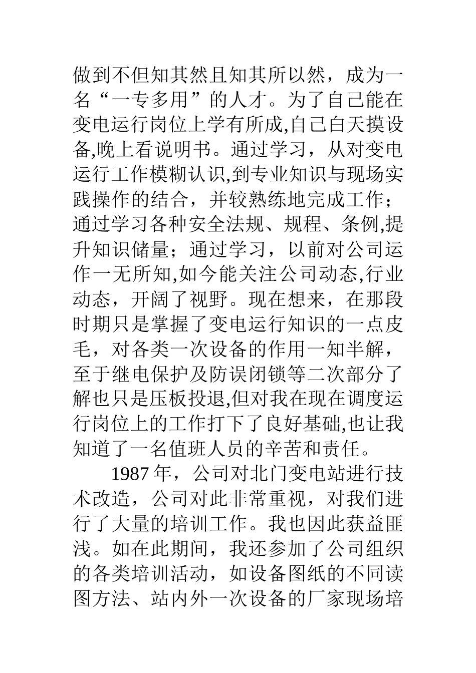 供电有限责任公司技术工作总结_第2页